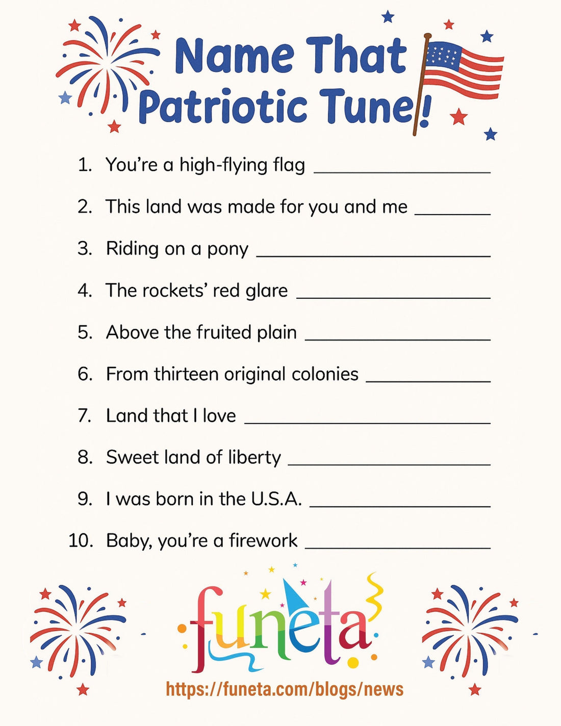 Name That Patriotic Tune