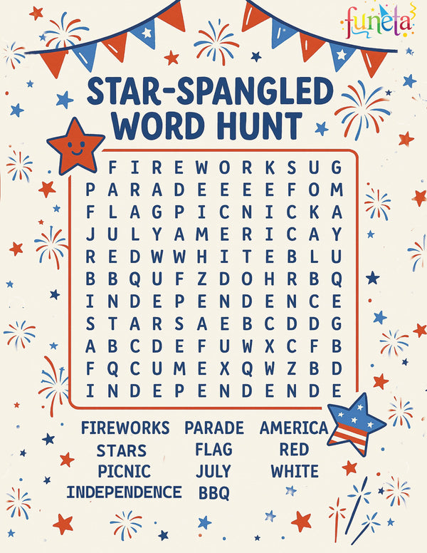 Star-Spangled Word Hunt