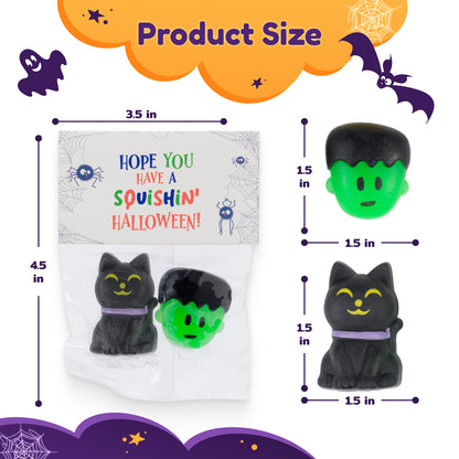 30 pack Halloween Squishes, Halloween Party Favors