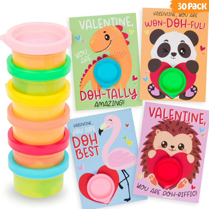 Play Dough Valentines for Kids