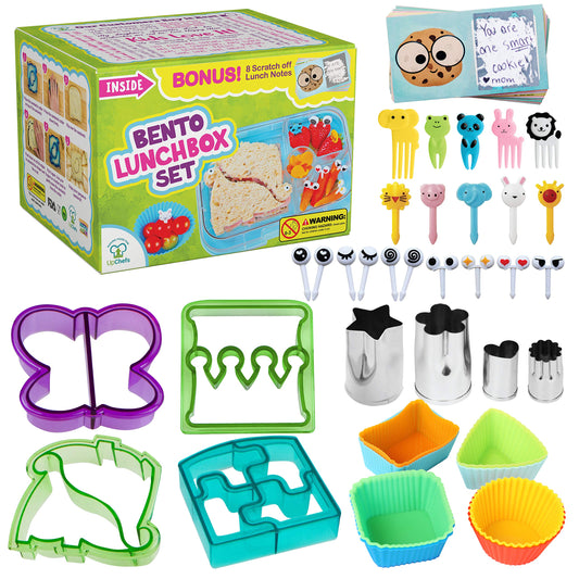 Deluxe Bento Lunch Box Accessory Set for Kids