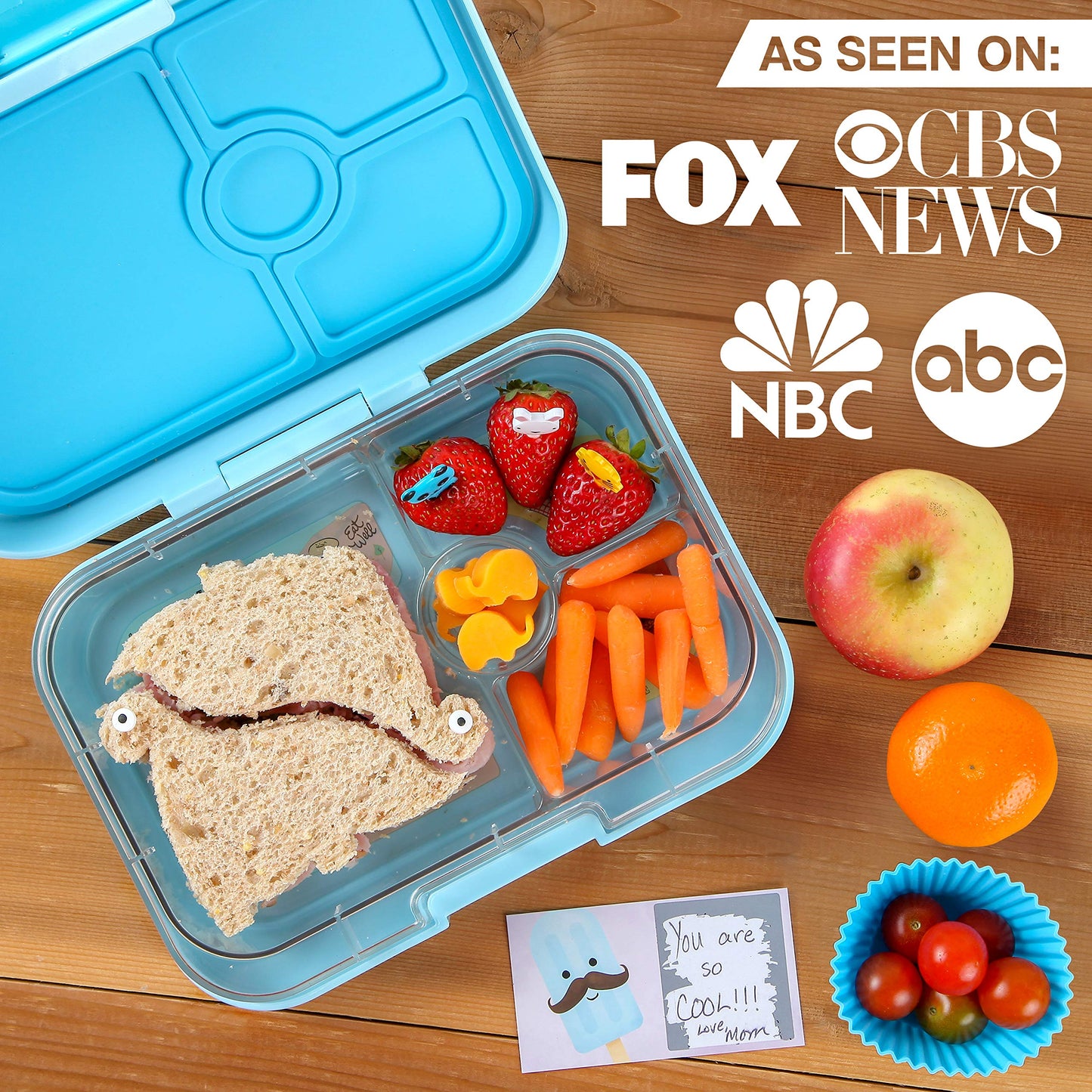 Deluxe Fun Sandwich Cutter Set for Kids Lunch