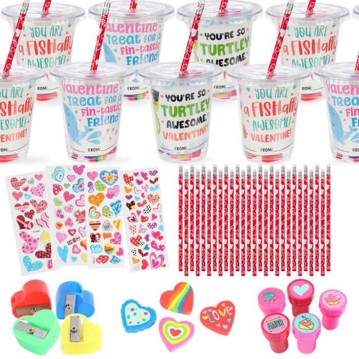 Valentine Stationery & Cup Gift Sets